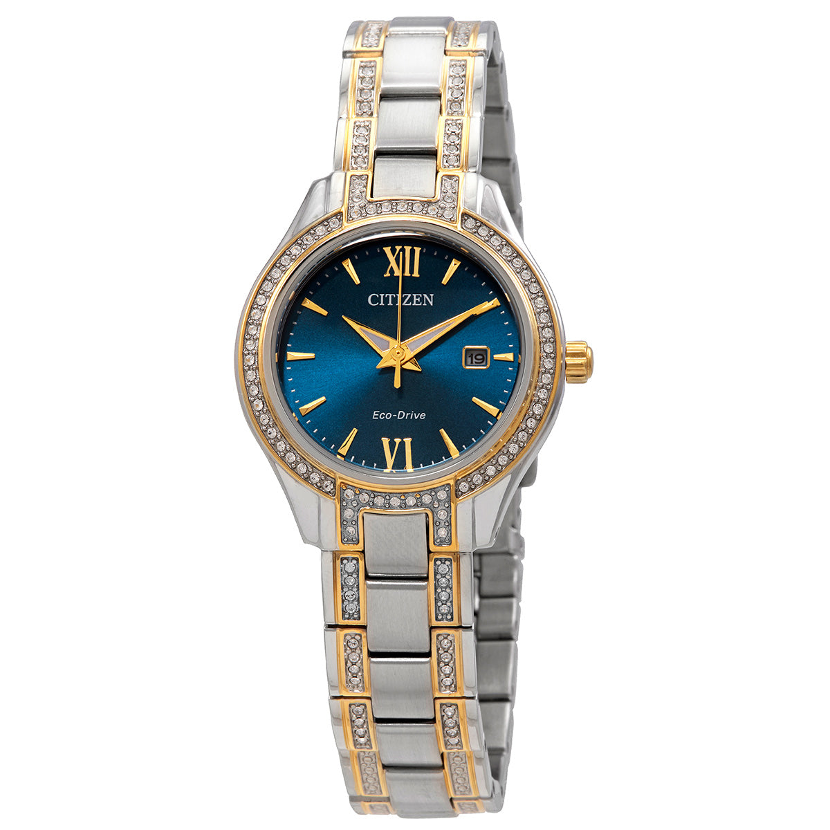 Citizen Silhouette Crystal Blue Dial Women's Watch