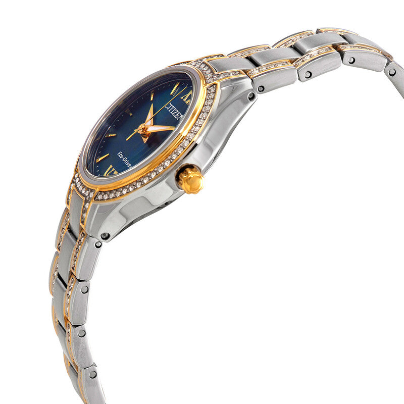Citizen Silhouette Crystal Blue Dial Women's Watch