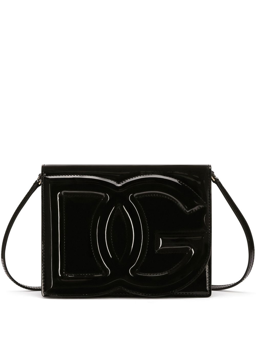 DG Logo leather crossbody bag