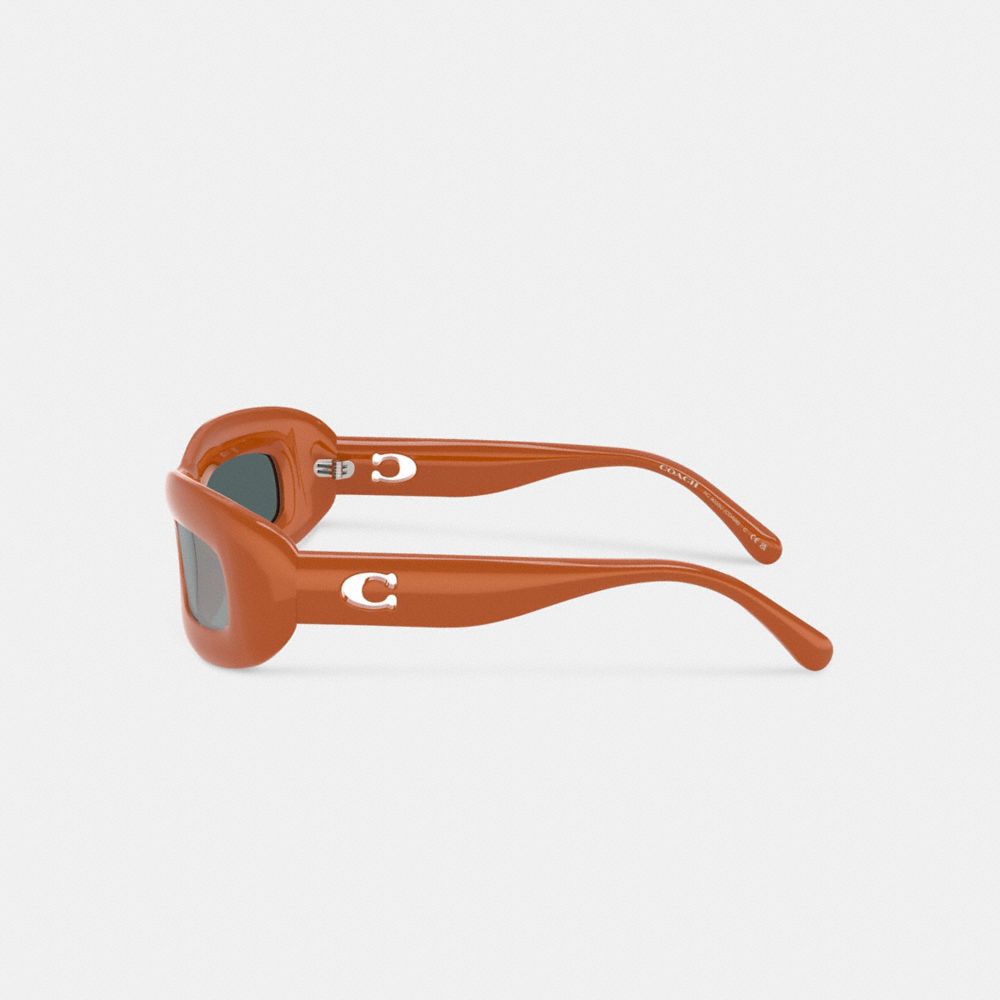 Chunky Narrow Rectangle Sunglasses
