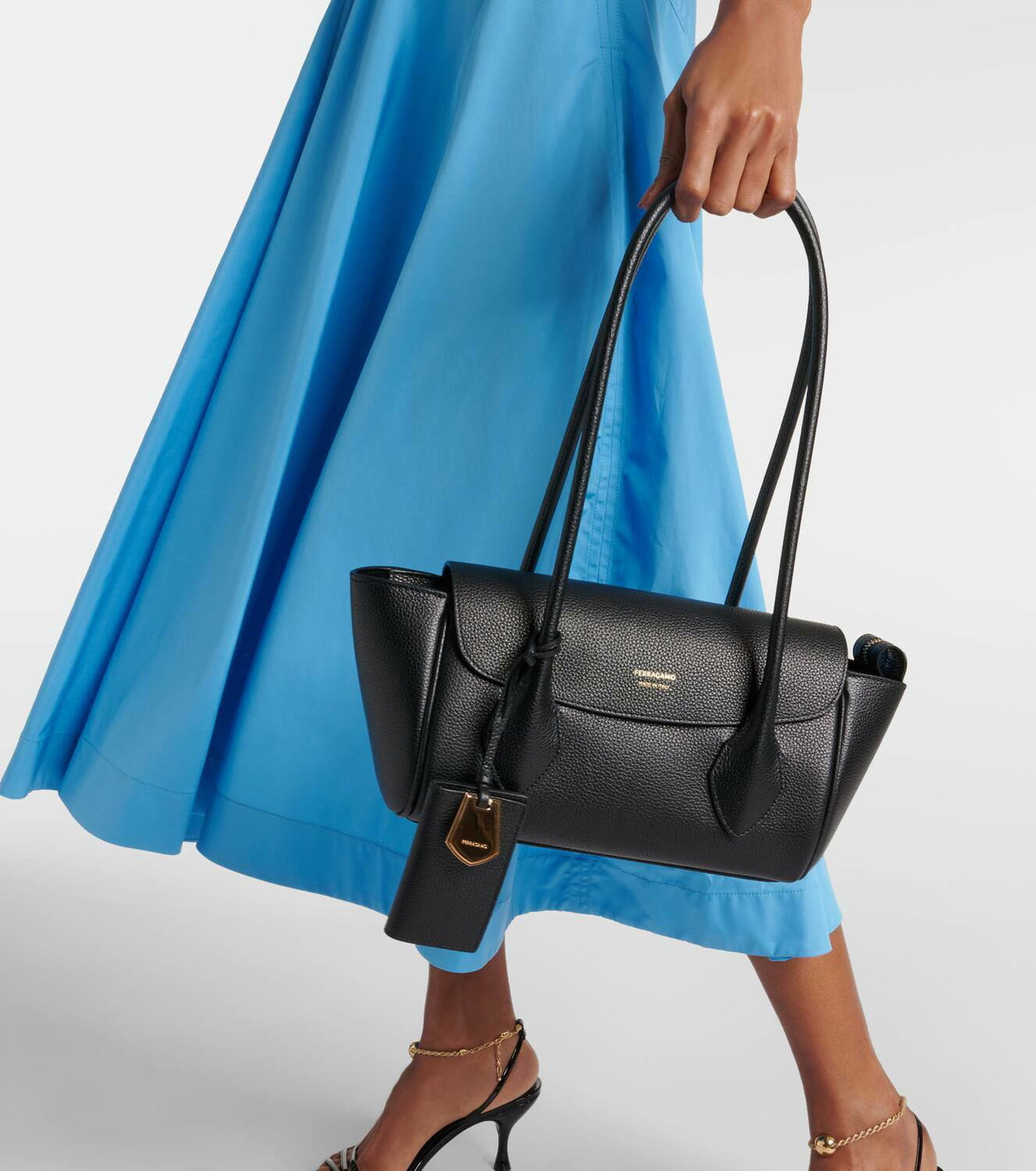 Ferragamo East-West leather tote bag
