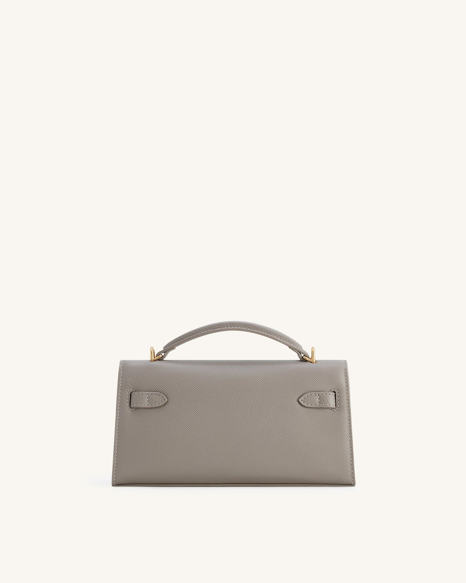 Noor Top Handle Bag - Taupe Brown