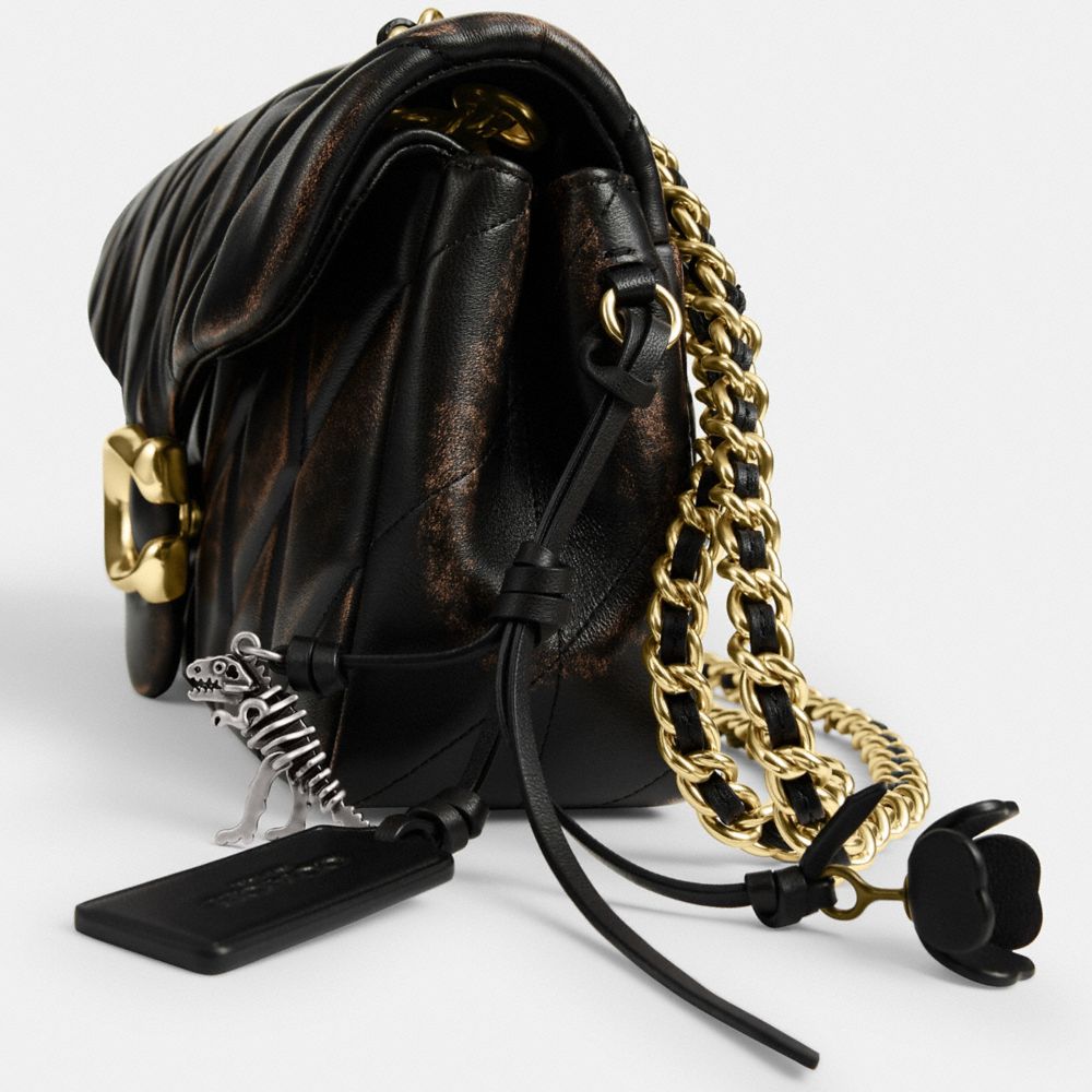 Tabby Shoulder Bag 26 In Loved Leather With Quilting