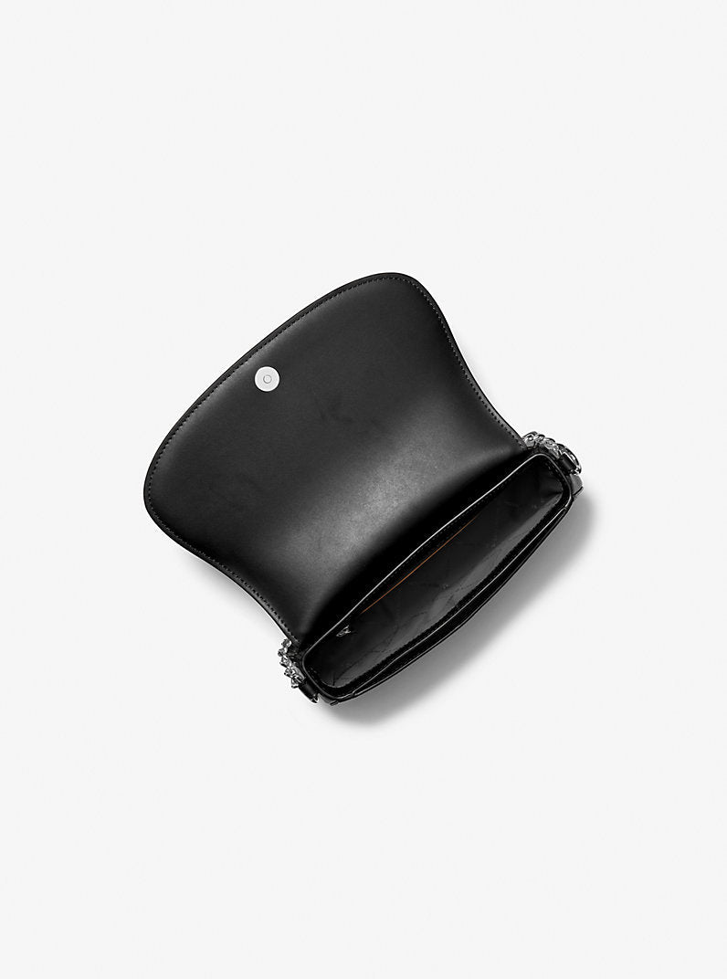 Mila Medium Leather Messenger Bag
