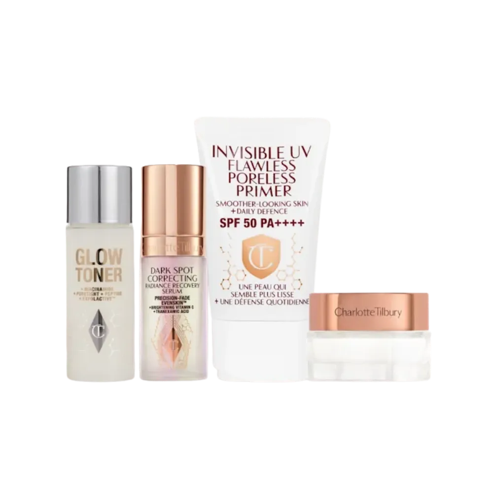 Charlotte Tilbury Dark Spot Correcting Protect, Hydrate & Glow Kit