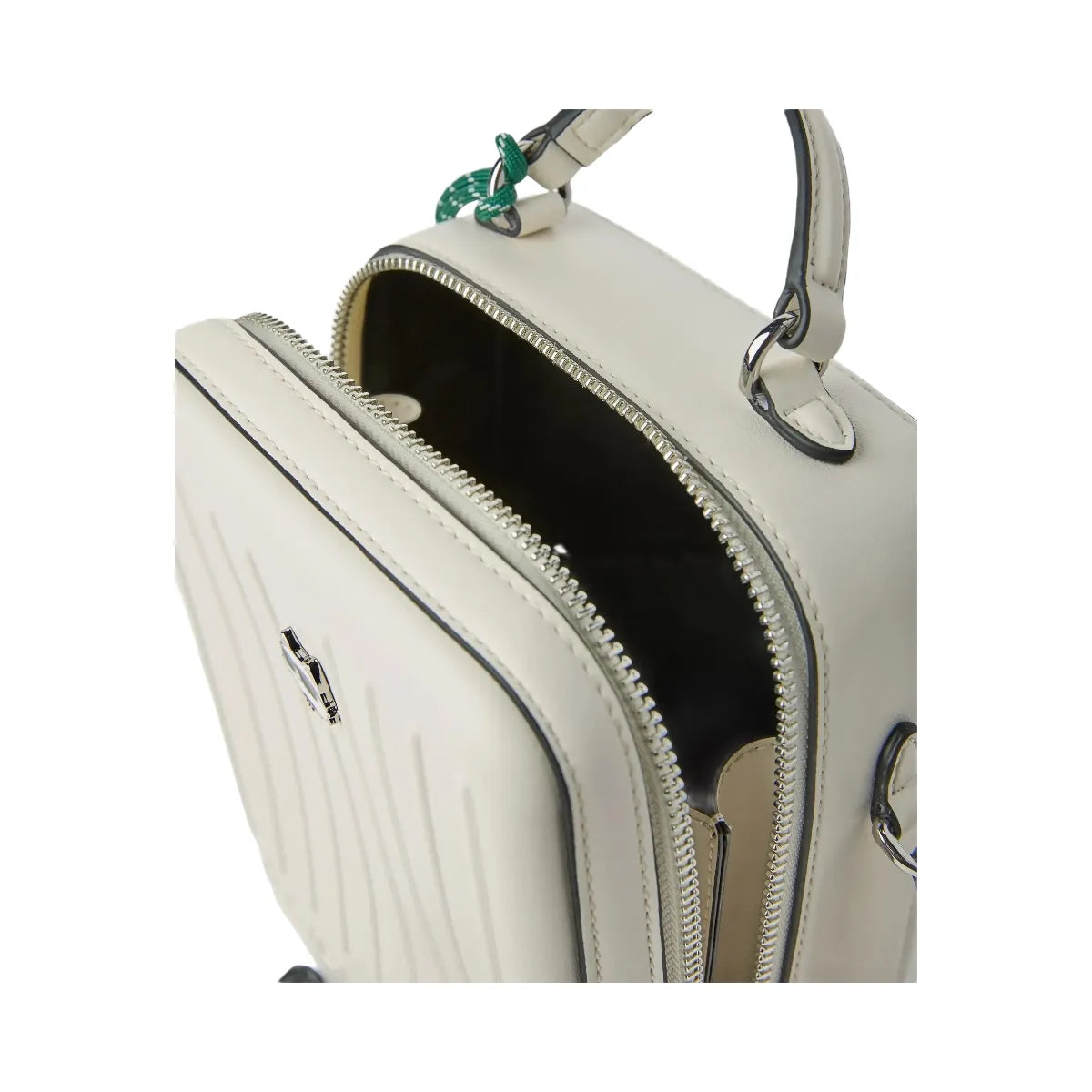 Karl Lagerfeld Ikon Choupette Crossbody Suitcase Bag Off White