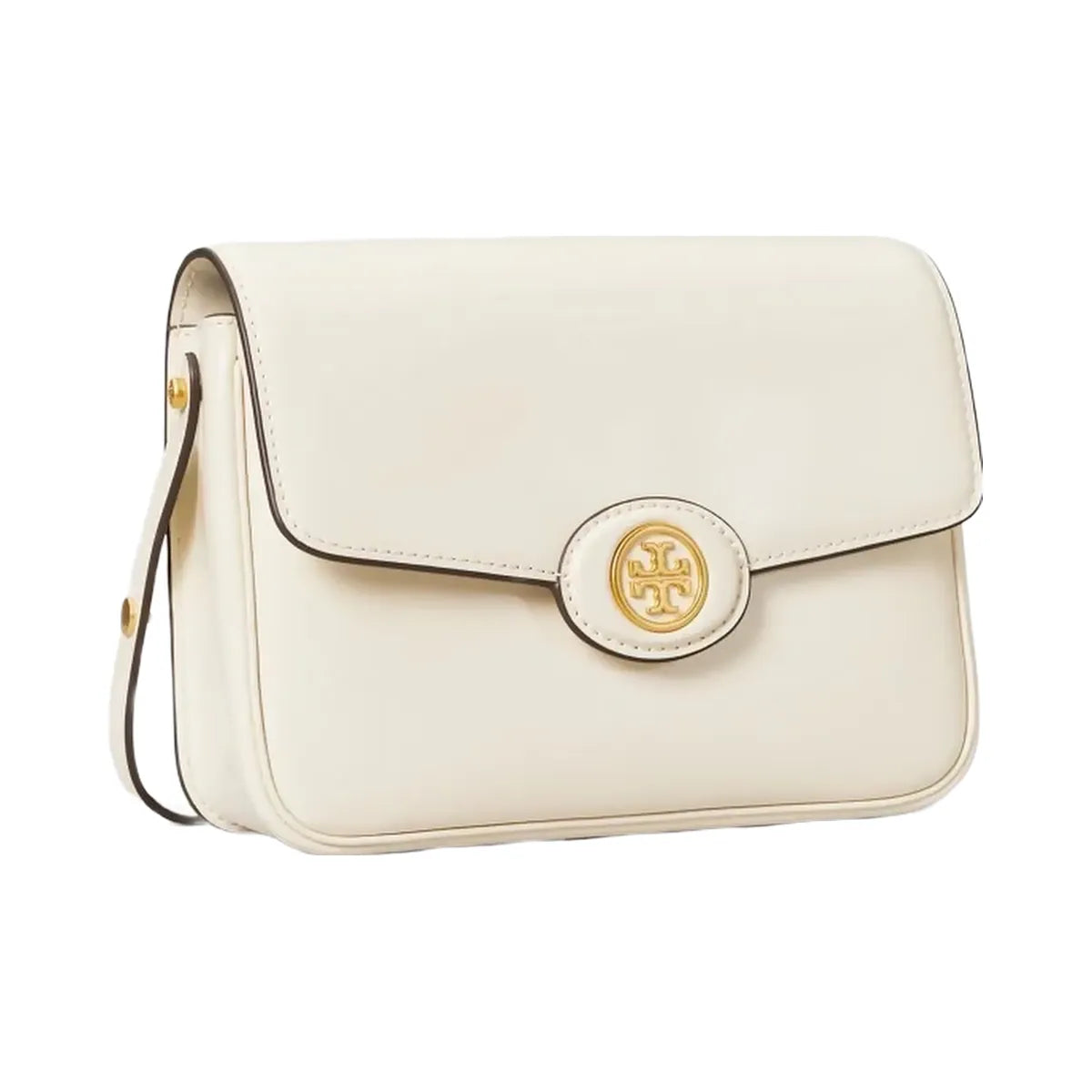 Tory Burch Robinson Spazzolato Shoulder Bag SHEA BUTTER