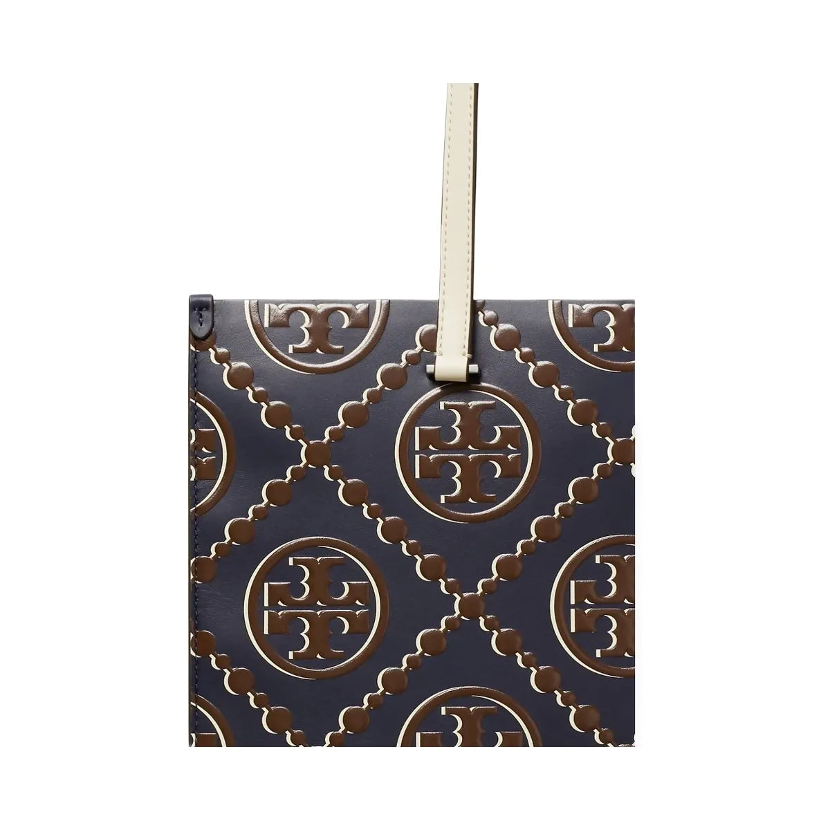 Tory Burch T Monogram Contrast Embossed Tote Tory Navy / John Coco