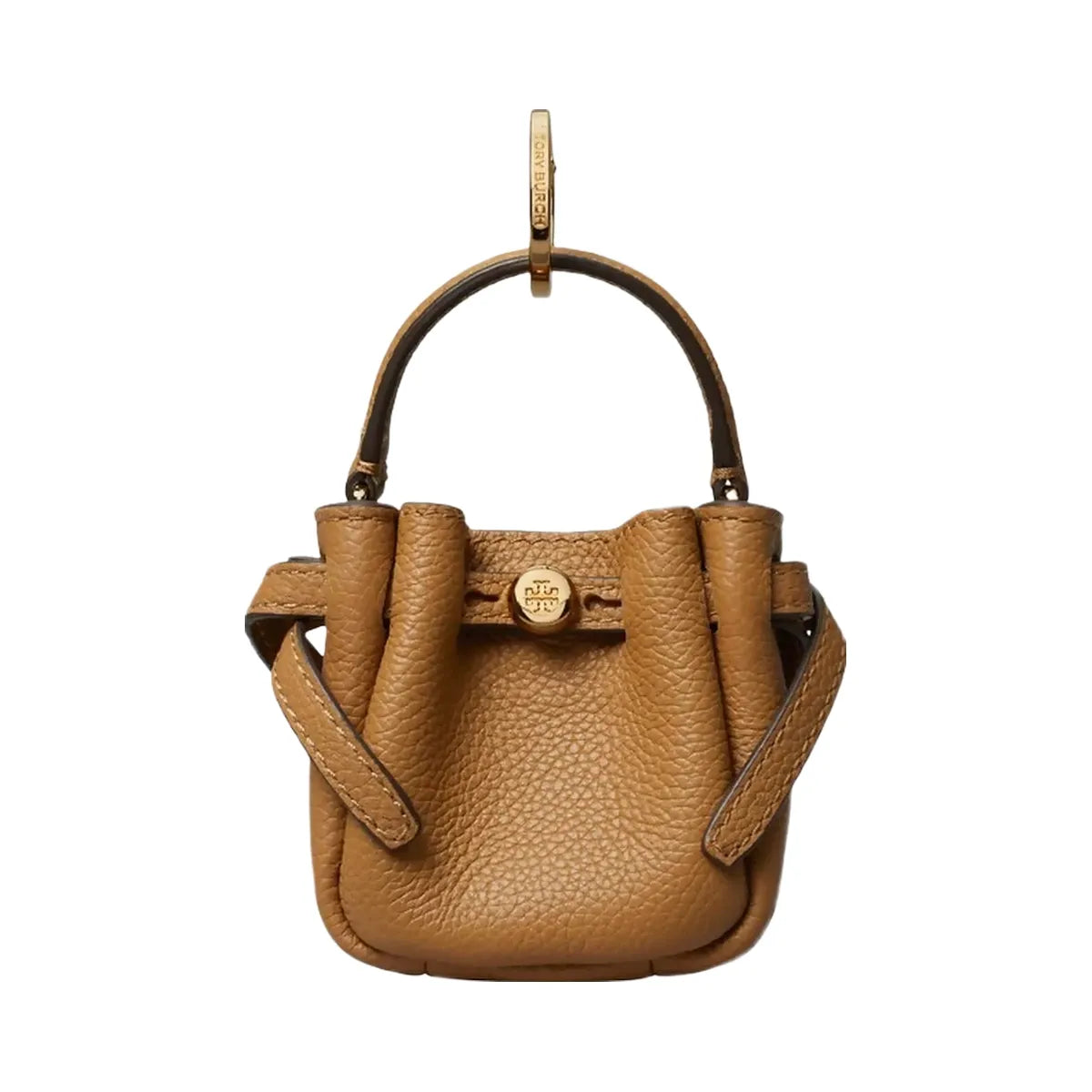 Tory Burch Romy Bucket Bag Charm Tiramisu