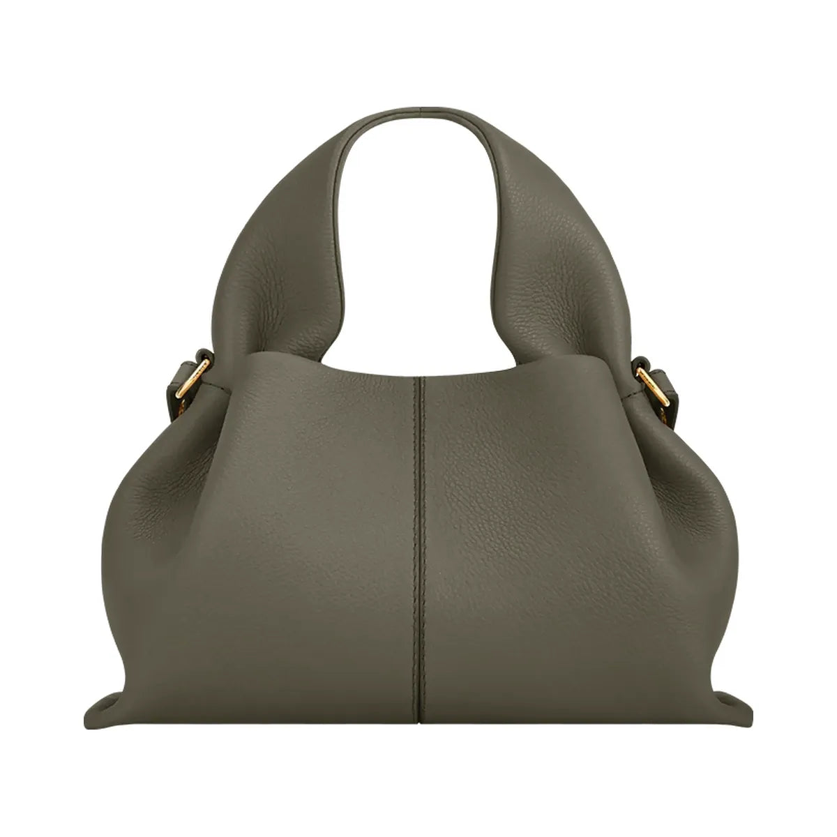 Polene Numero Neuf Mini Textured Smoky Green