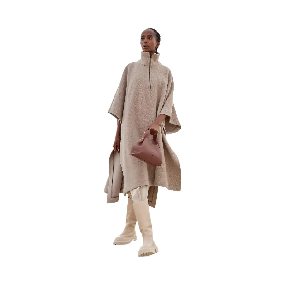 Polene Numero Neuf Mini Textured Blush