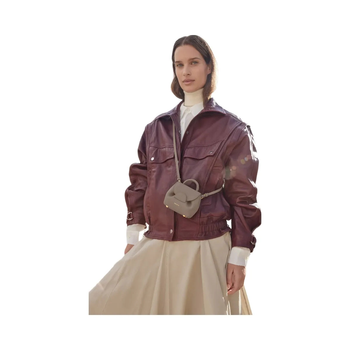 Polene Numero Un Micro Textured Taupe