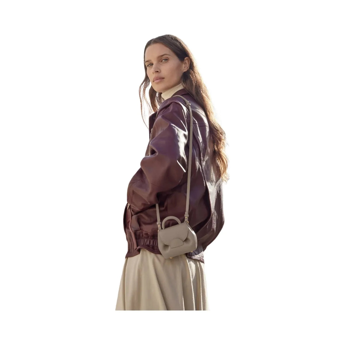 Polene Numero Un Micro Textured Taupe