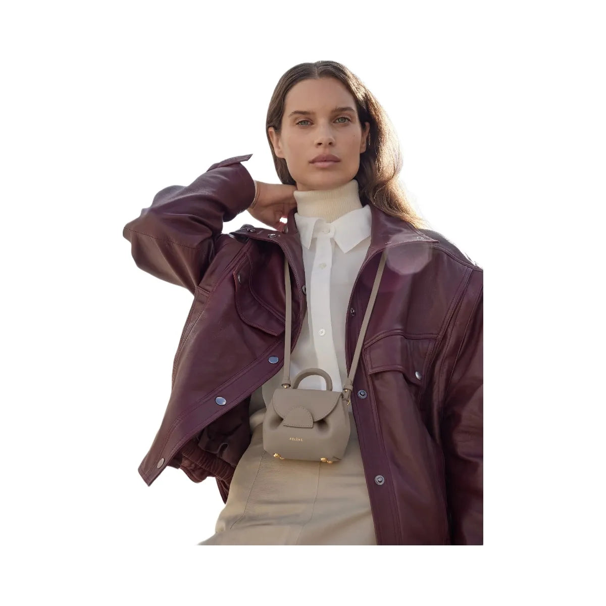 Polene Numero Un Micro Textured Taupe
