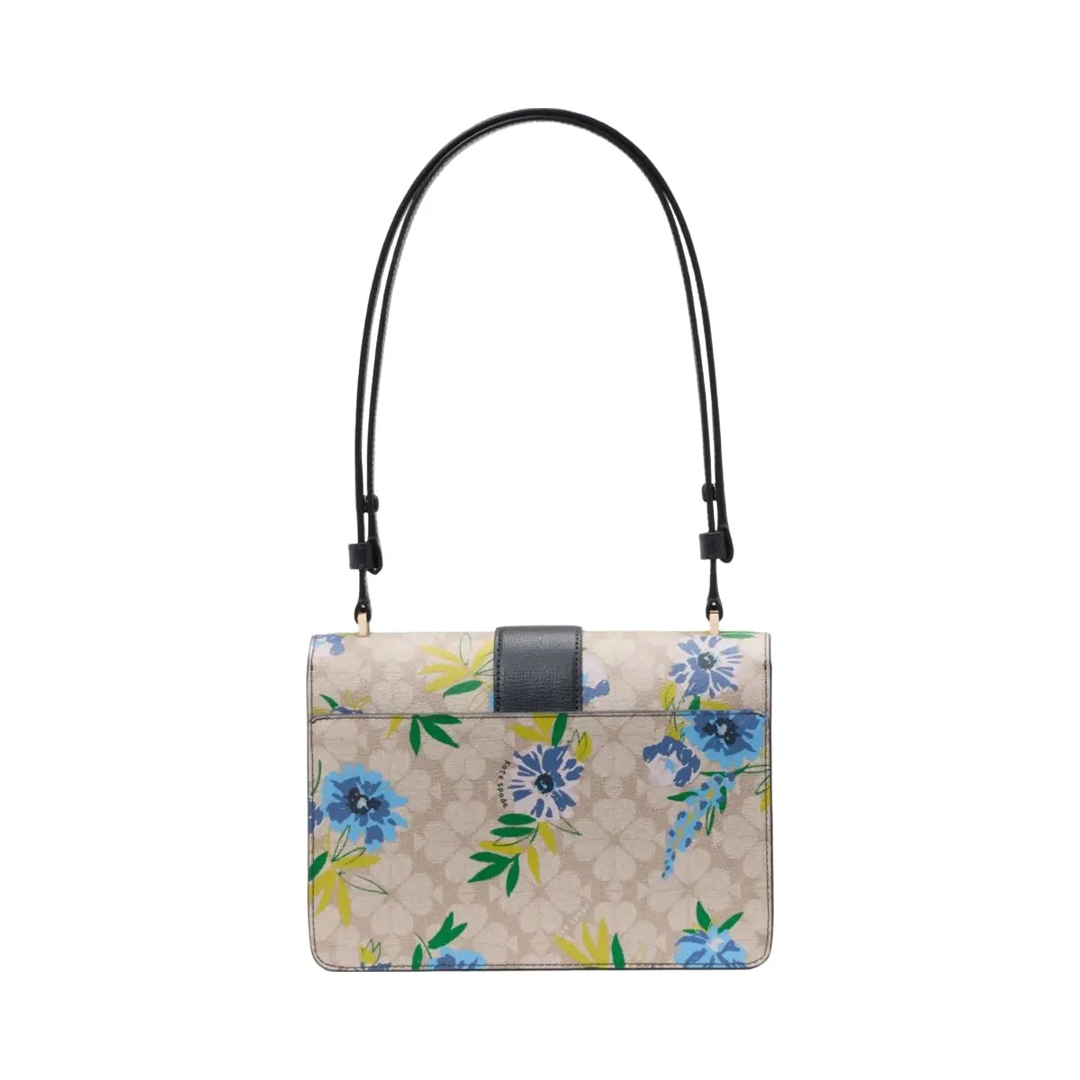 Kate Spade Flower Floral Small Flap Shoulder Bag Blazer Blue Multi