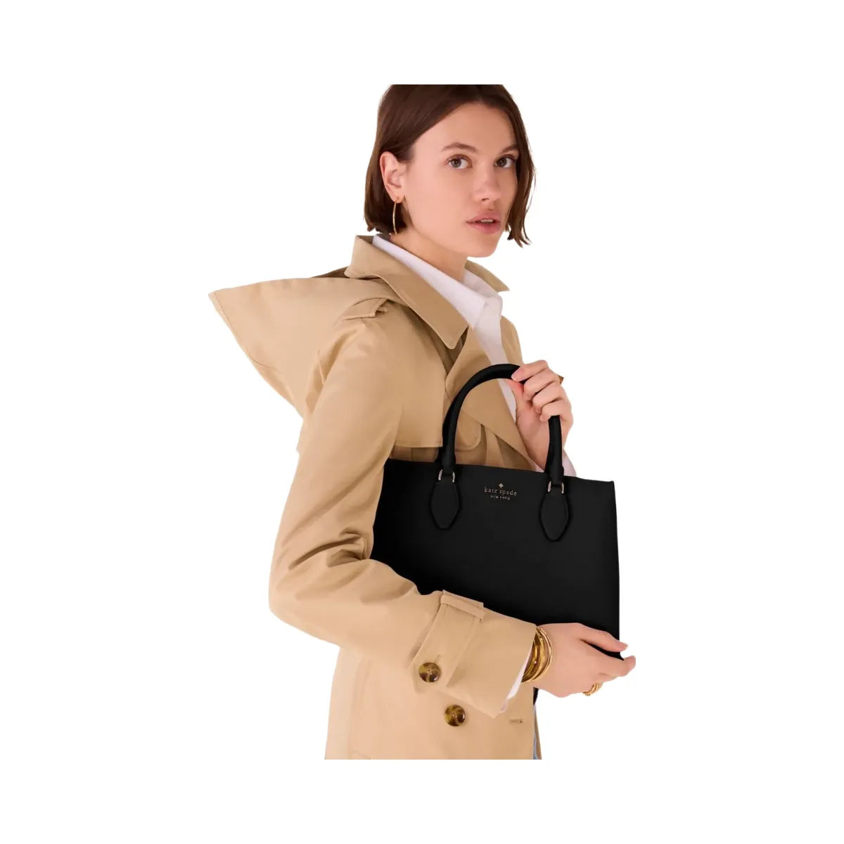 Kate Spade Rae Medium Satchel Black
