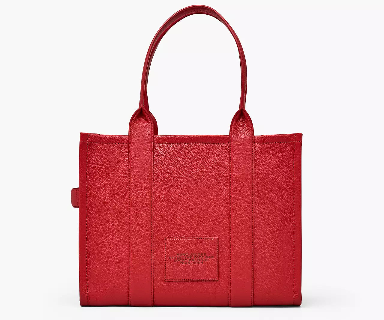 Marc Jacobs The Leather Large Tote Bag 'True Red'