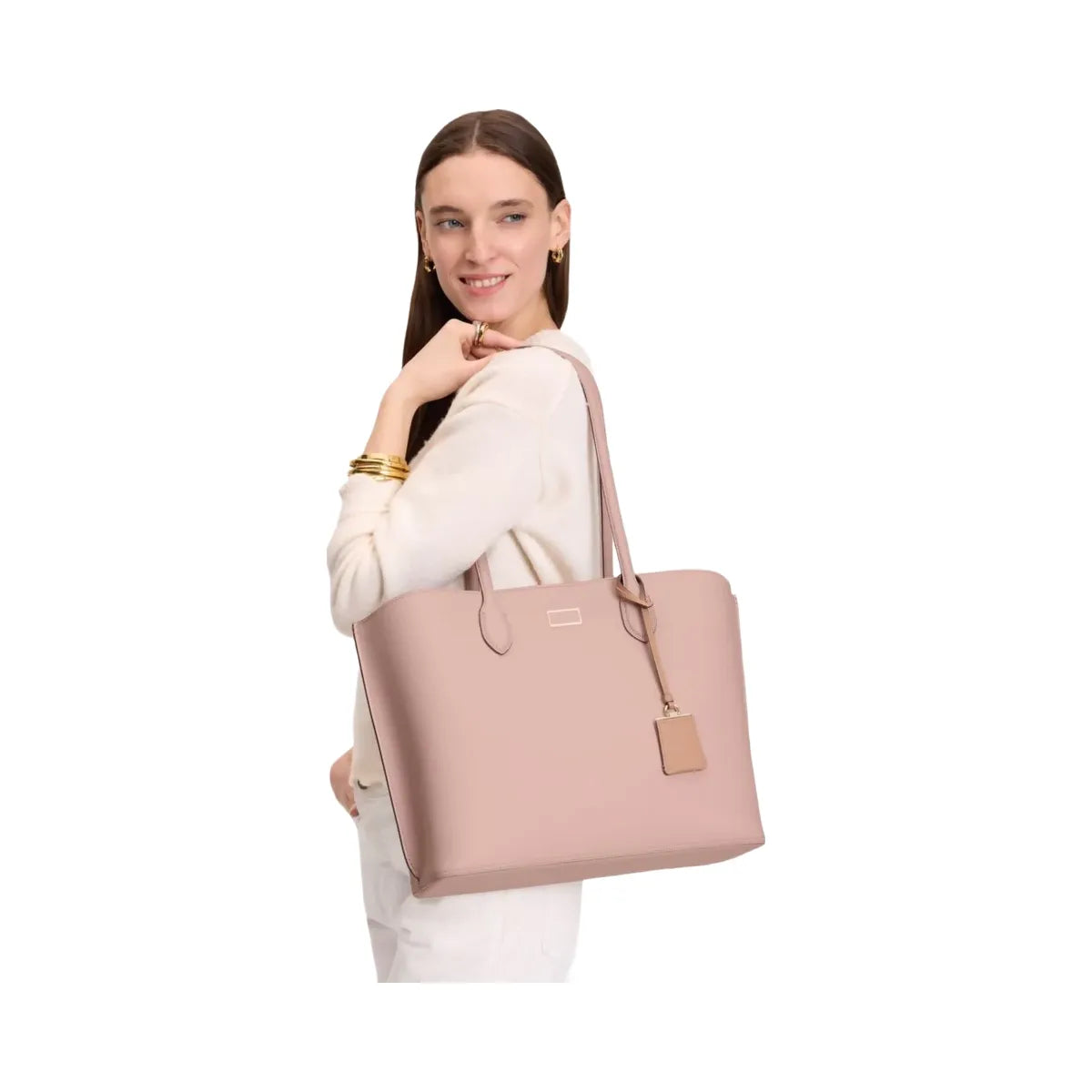 Kate Spade Suite Large Work Tote Rose Smoke