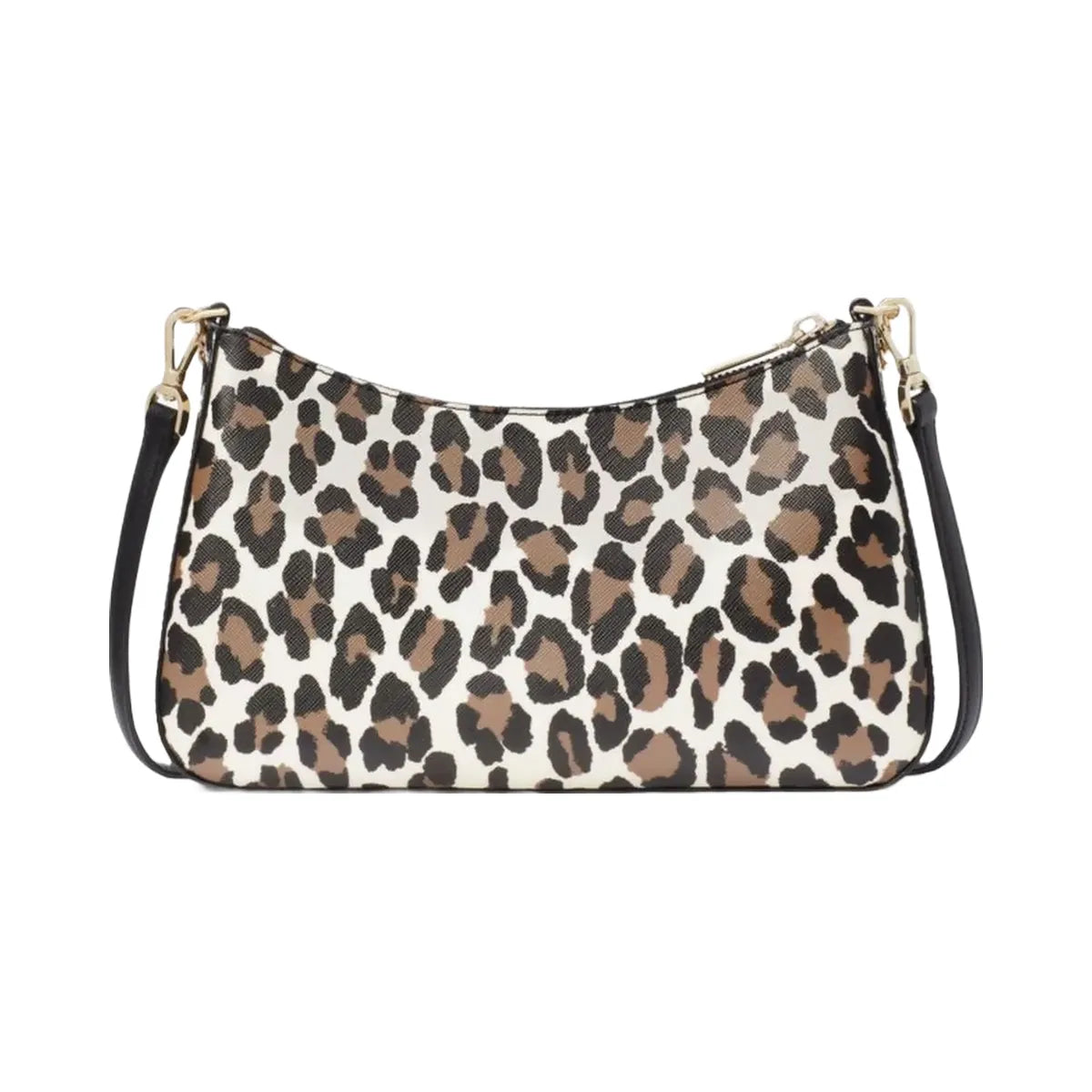 Kate Spade Margot Spotted Leopard Medium Convertible Crossbody Cream Multi