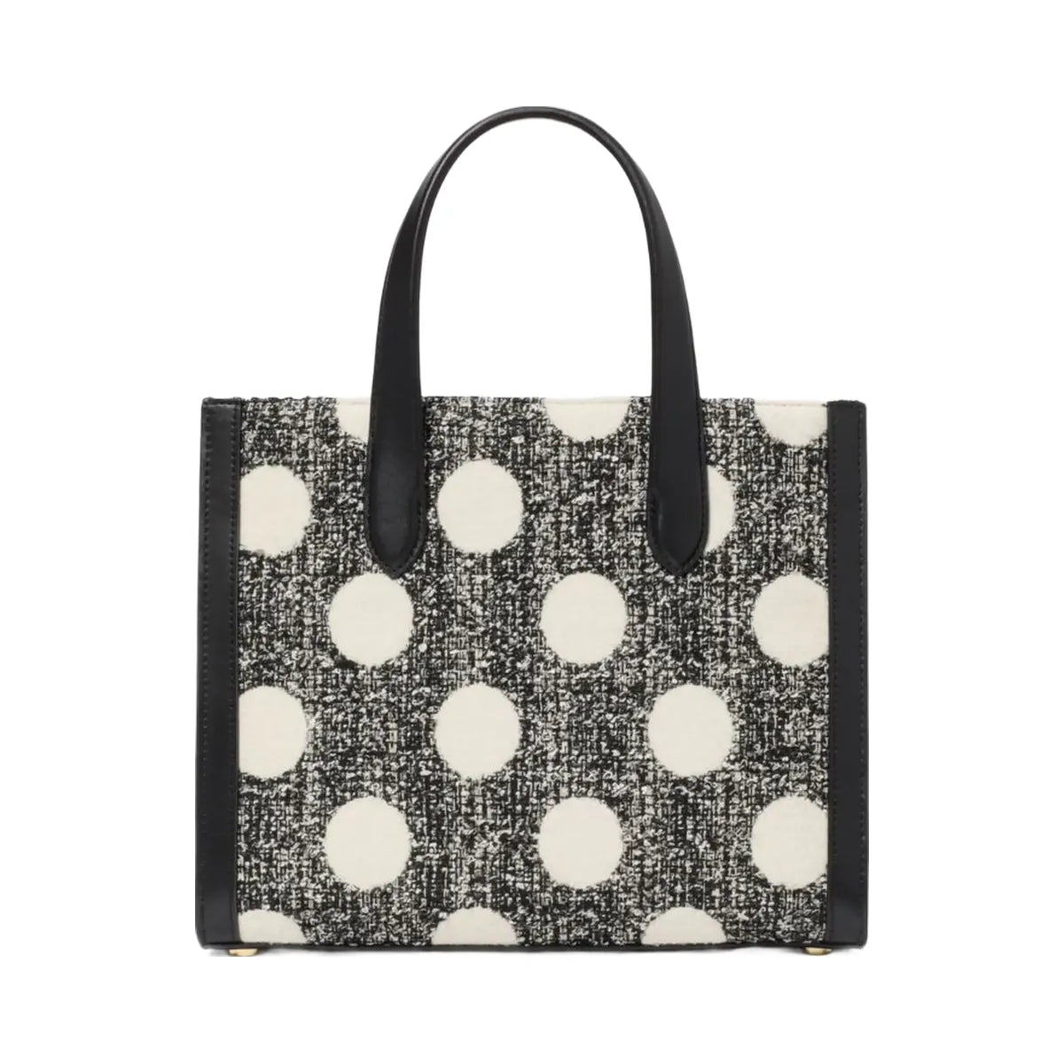 Kate Spade Manhattan Dot Tweed Small Tote Black Multi