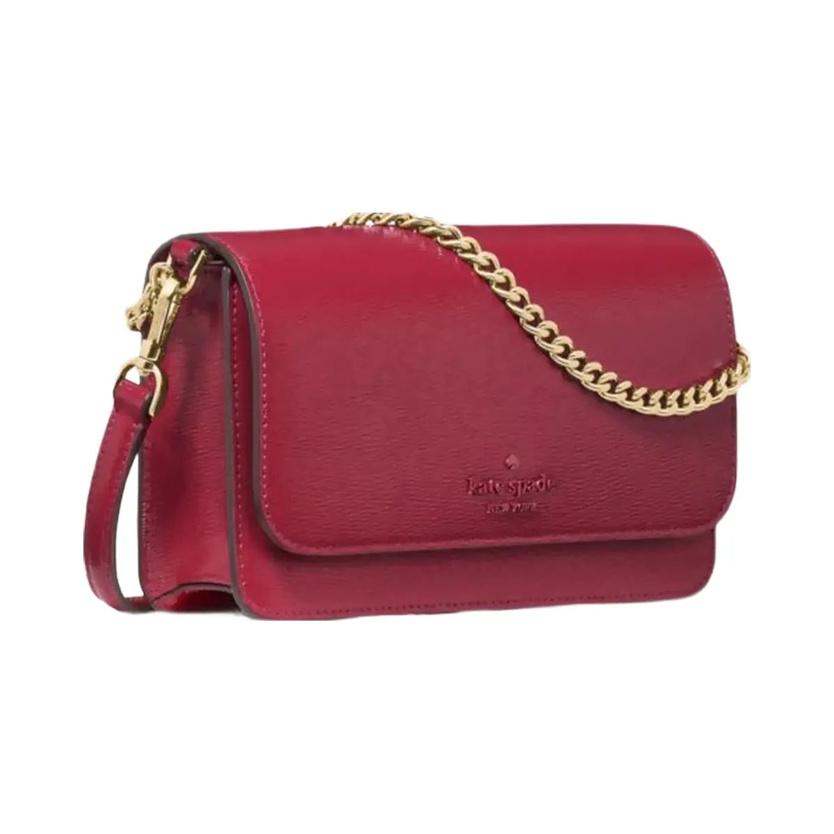 Kate Spade Madison Willow Mini Flap Crossbody Red Jam