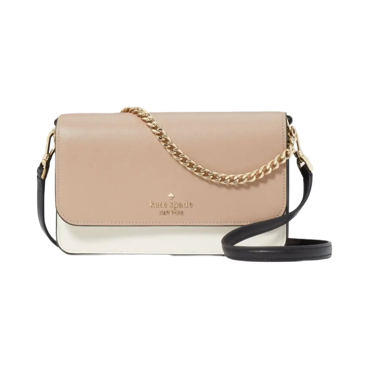 Kate Spade Madison Willow Mini Flap Crossbody Toasted Hazelnut Multi