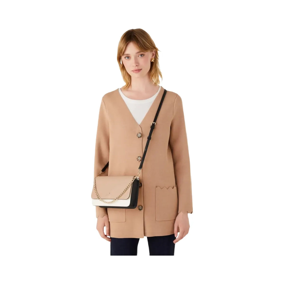 Kate Spade Madison Willow Convertible Crossbody Toasted Hazelnut Multi