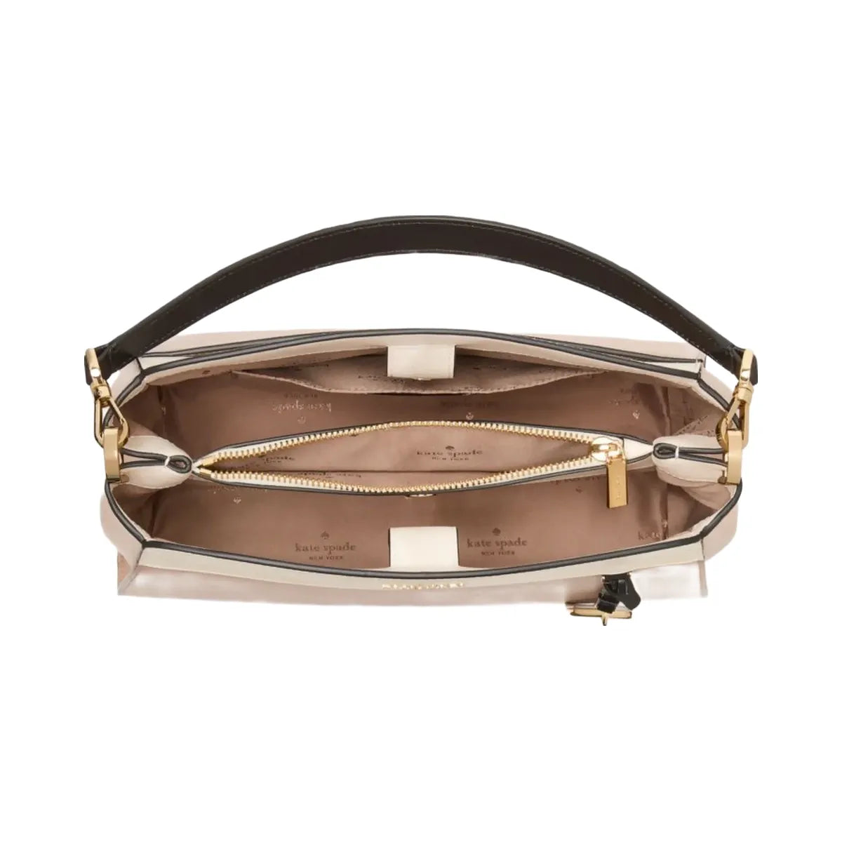 Kate Spade Madison Medium Top Handle Satchel Toasted Hazelnut Multi