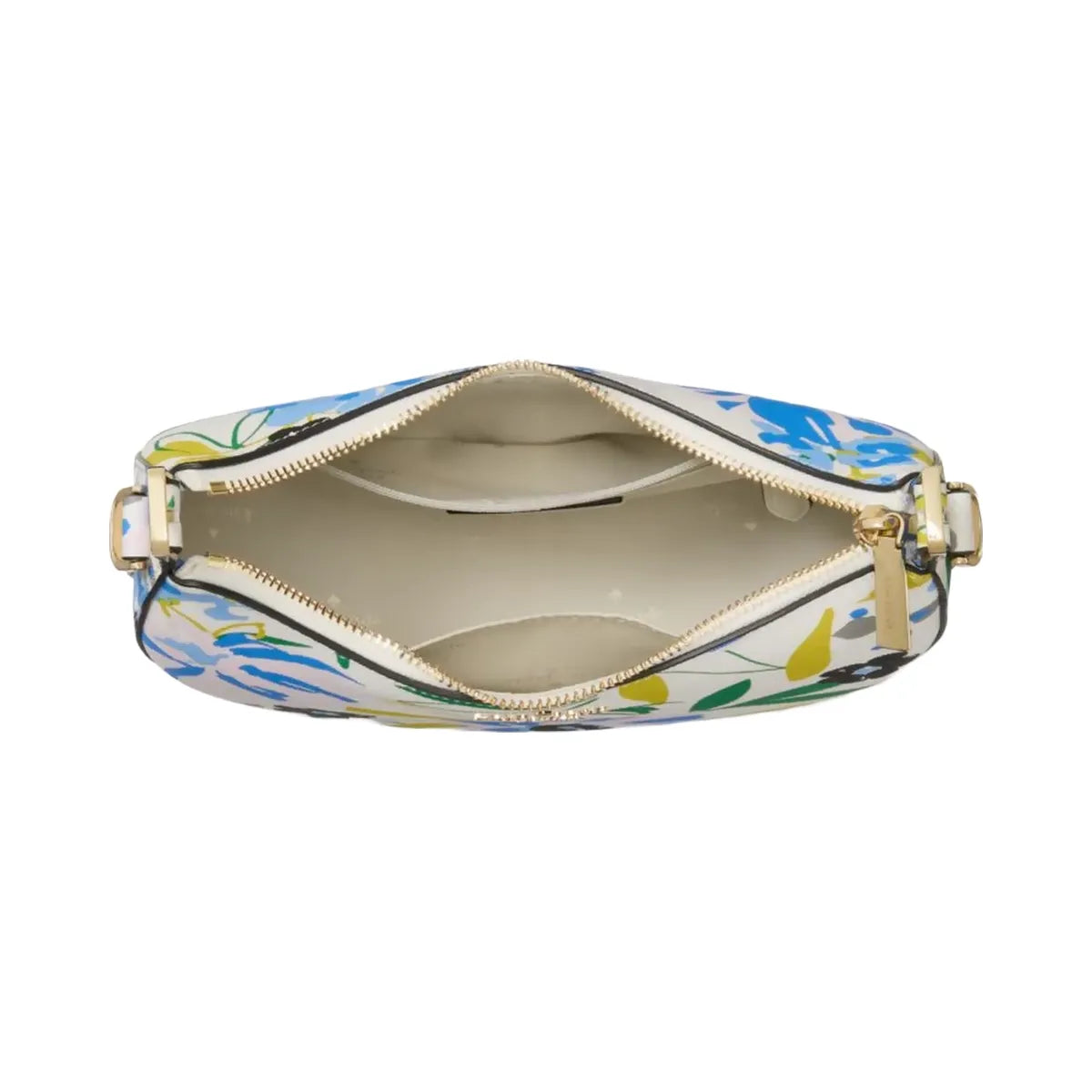 Kate Spade Madison Floral Crescent Shoulder Bag Cream Multi