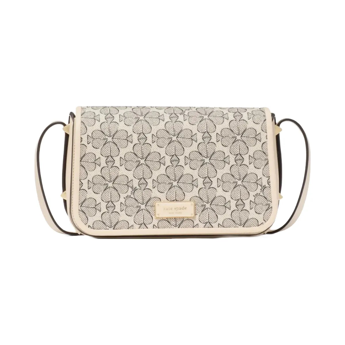 Kate Spade Liv Spade Flower Crossbody Bag Neutral Multi