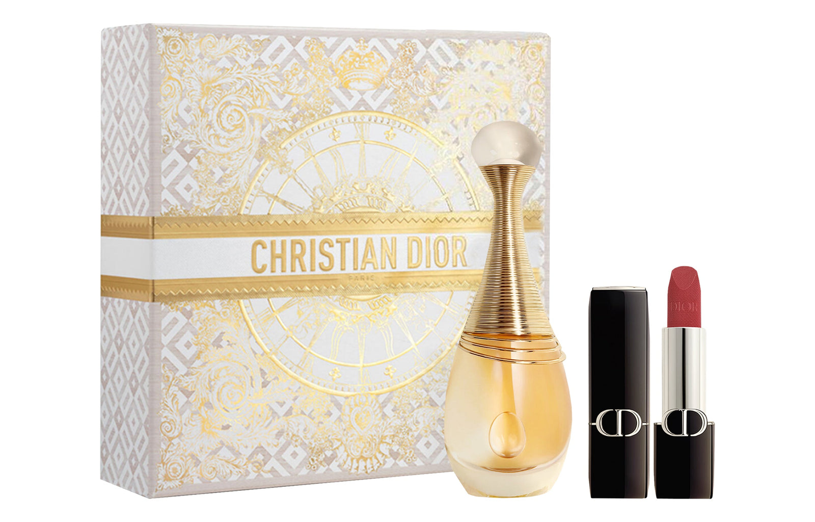 Dior Vivid Blue Gold Lipstick True Me Classic Rich Scent Perfume Set Gold Dance Box Limited Edition Eau De Parfum Edp 638443375