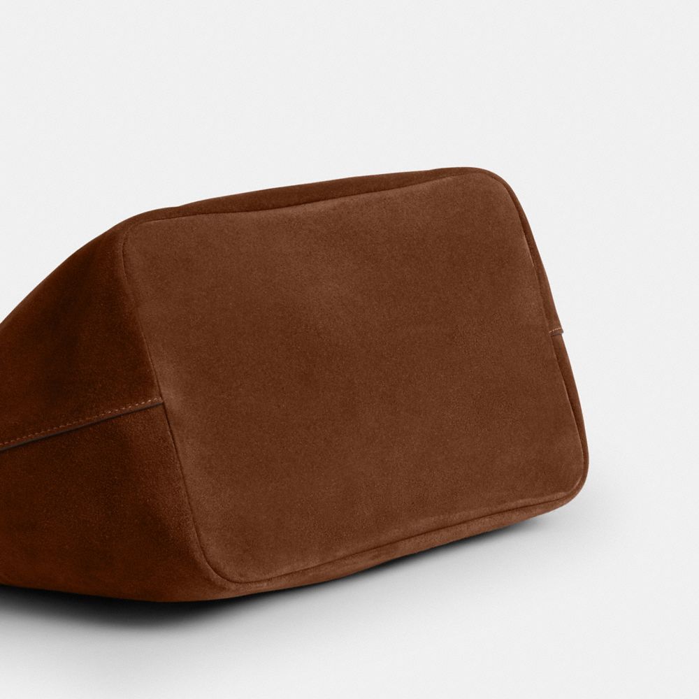 Coach Kisslock Frame Bag 27 Brass Warm Brown