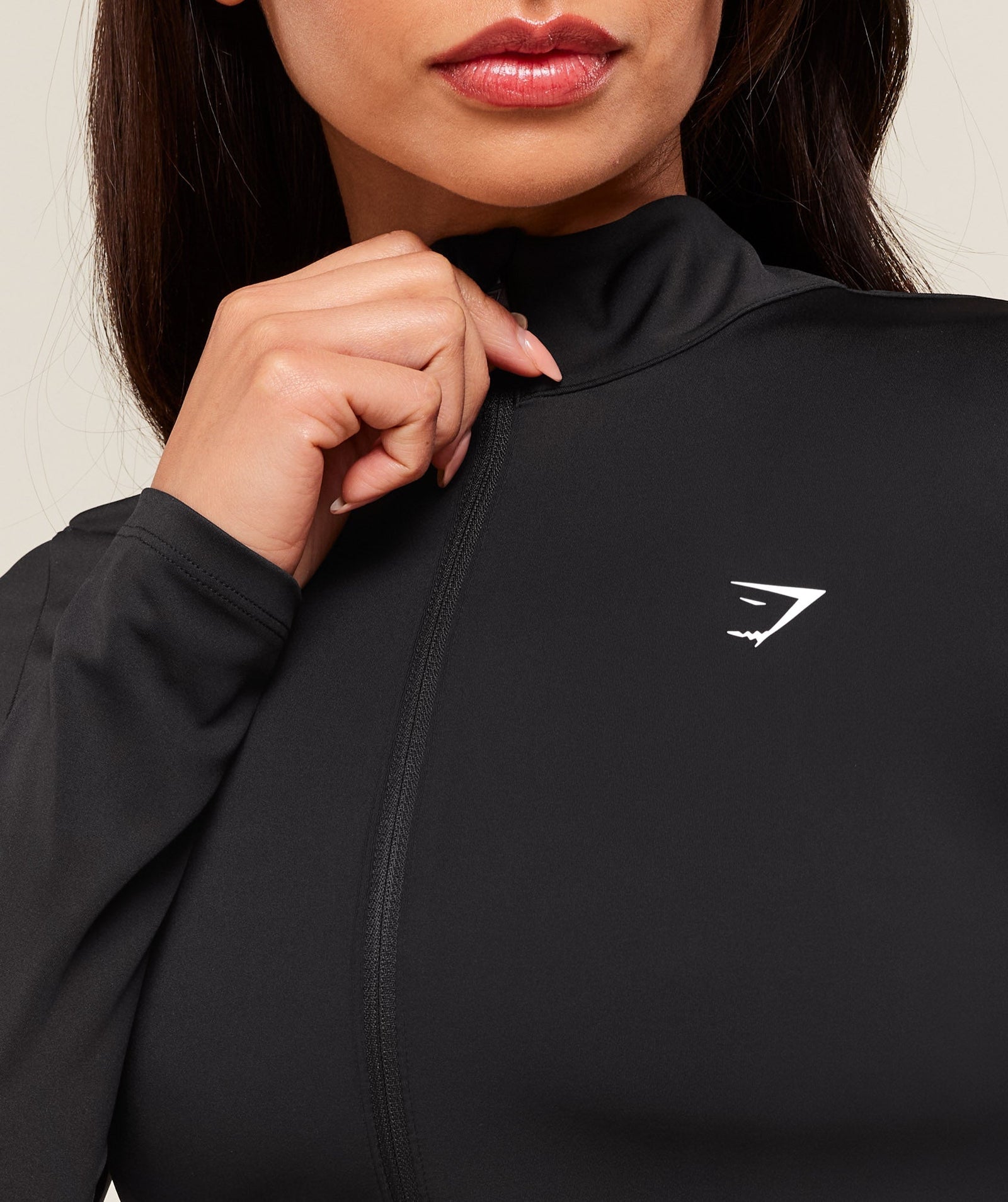 Women's Gymshark Training Zip Up Jacket Black