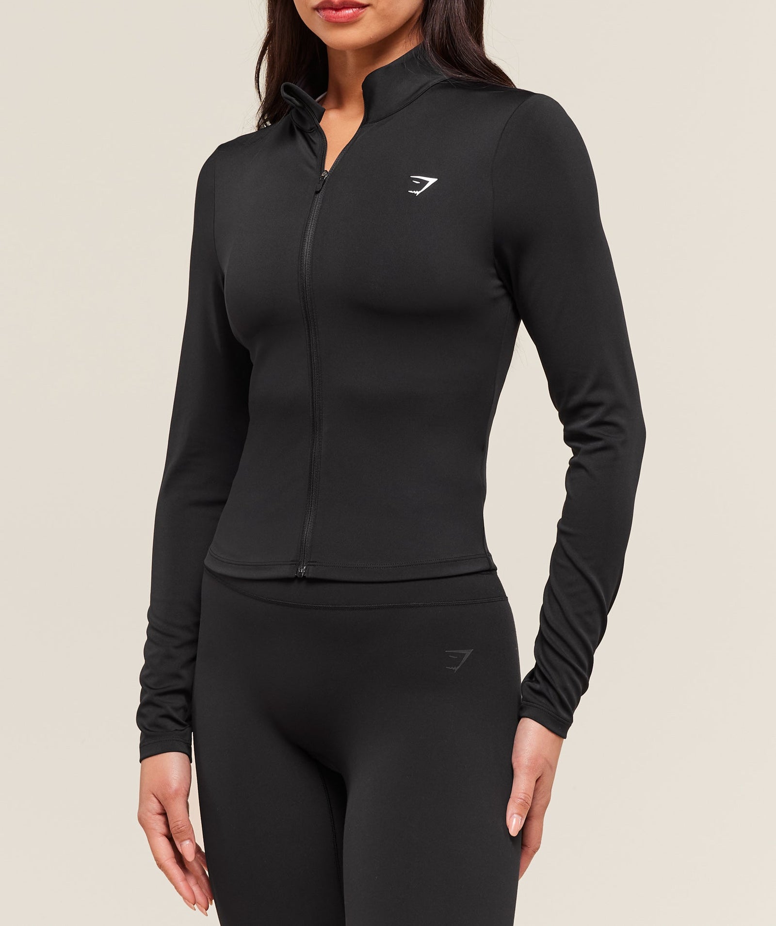 Women's Gymshark Training Zip Up Jacket Black