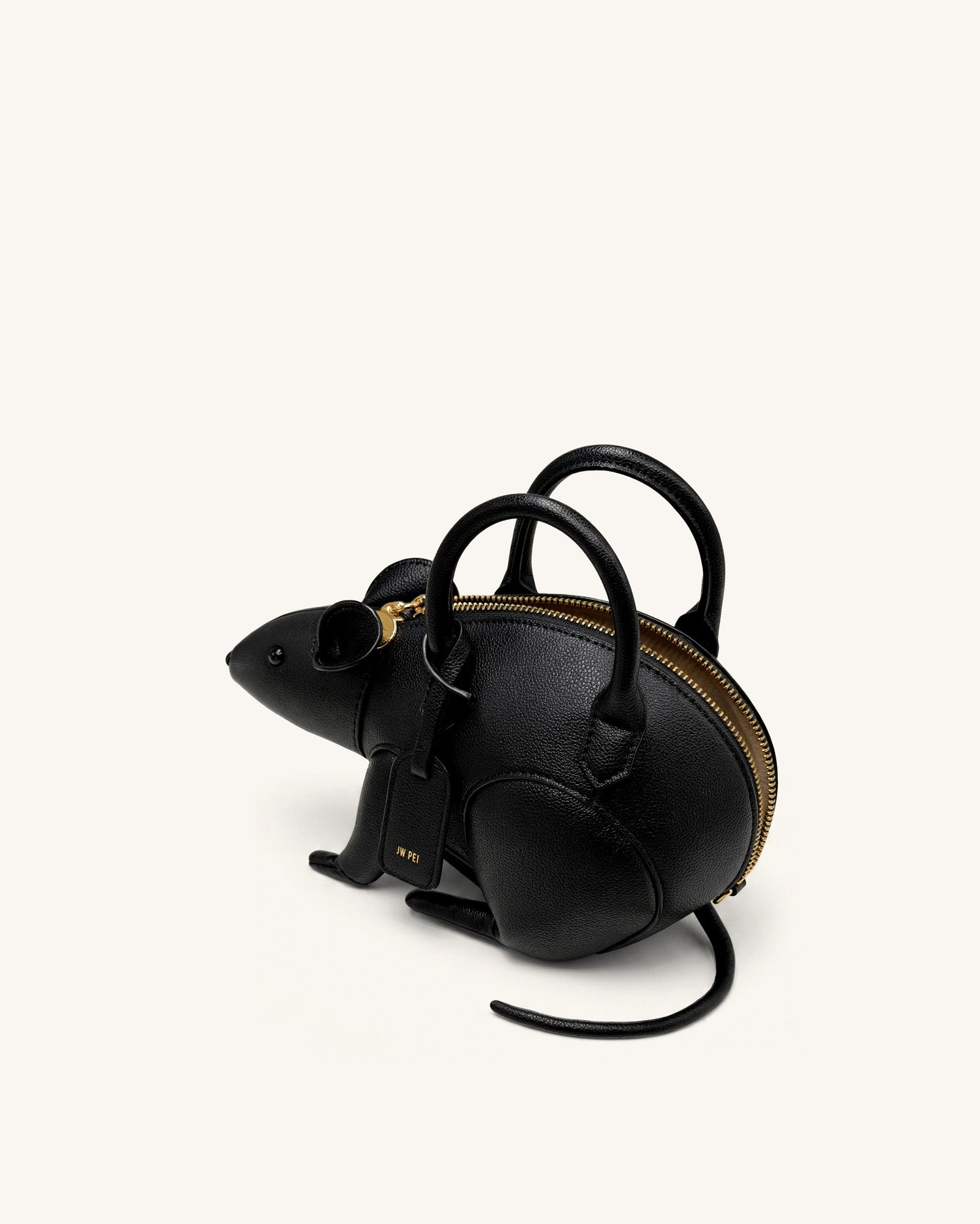 Mia Mouse Top Handle Bag - Dark Brown