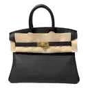 Birkin 25 leather handbag