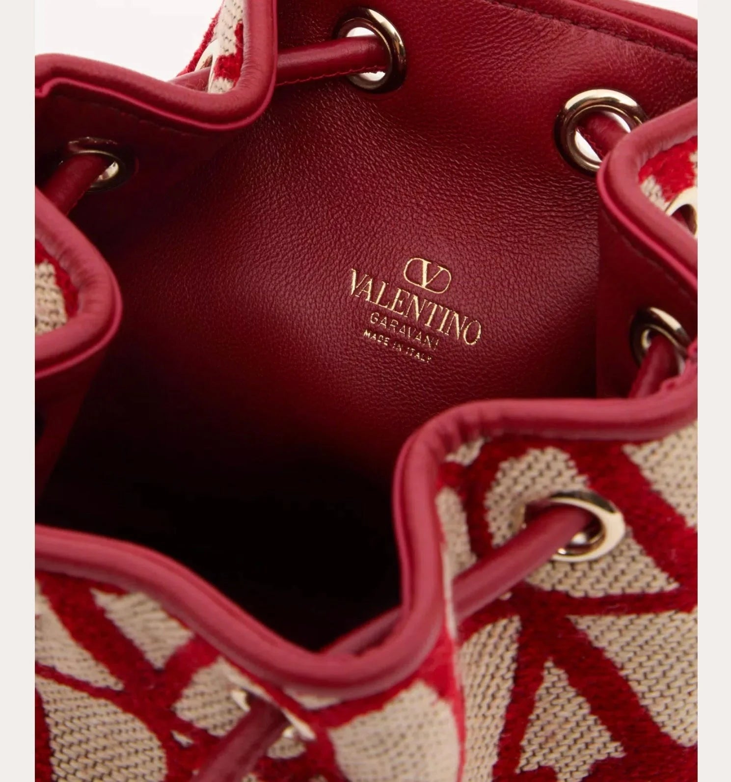 Valentino Mini Vlogo Signature Bucket Bag