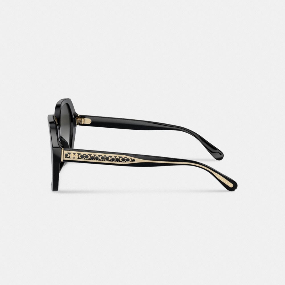 Signature Ombré Geometric Square Sunglasses