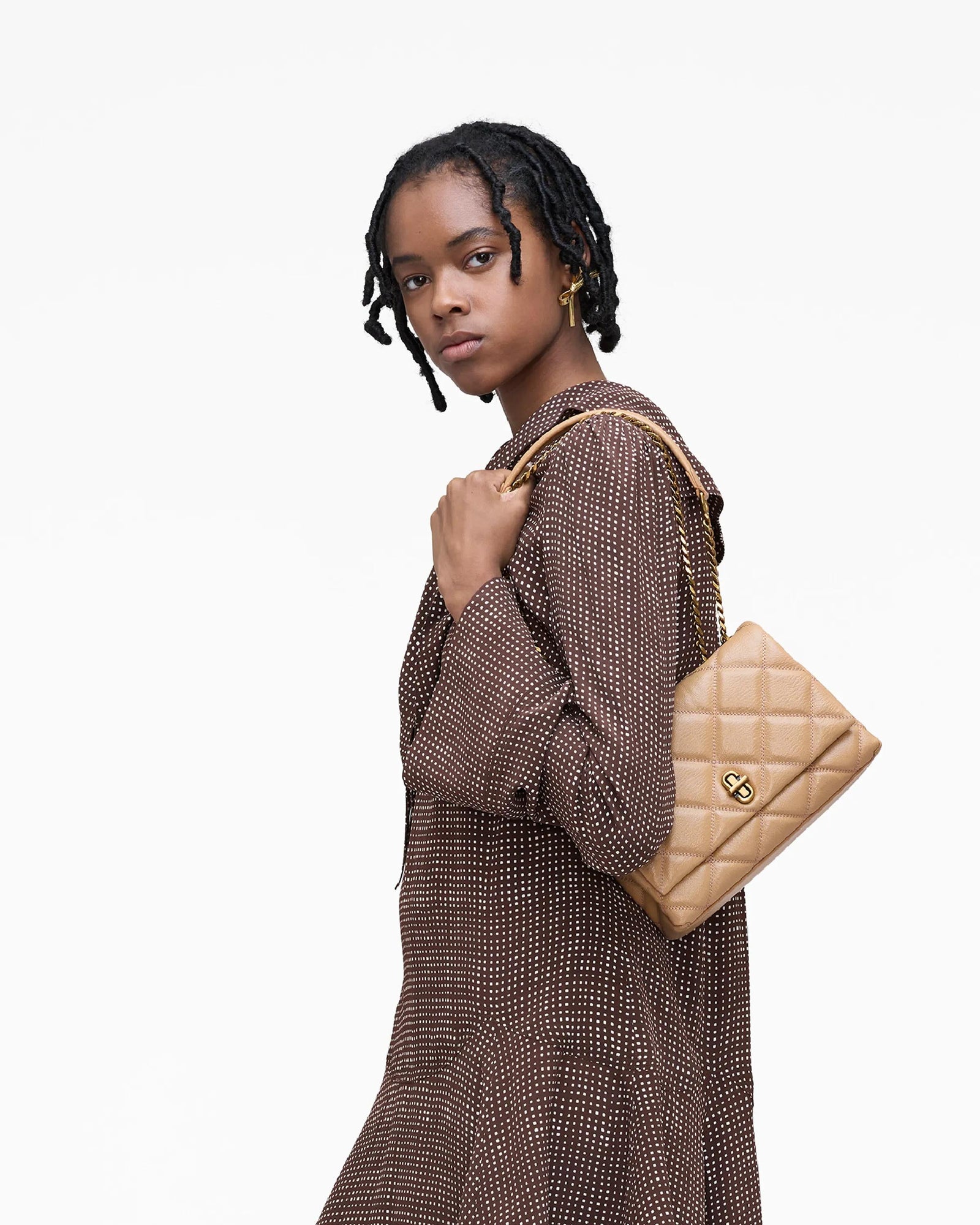 The Quilted Slim Dual Convertible Shoulder Bag