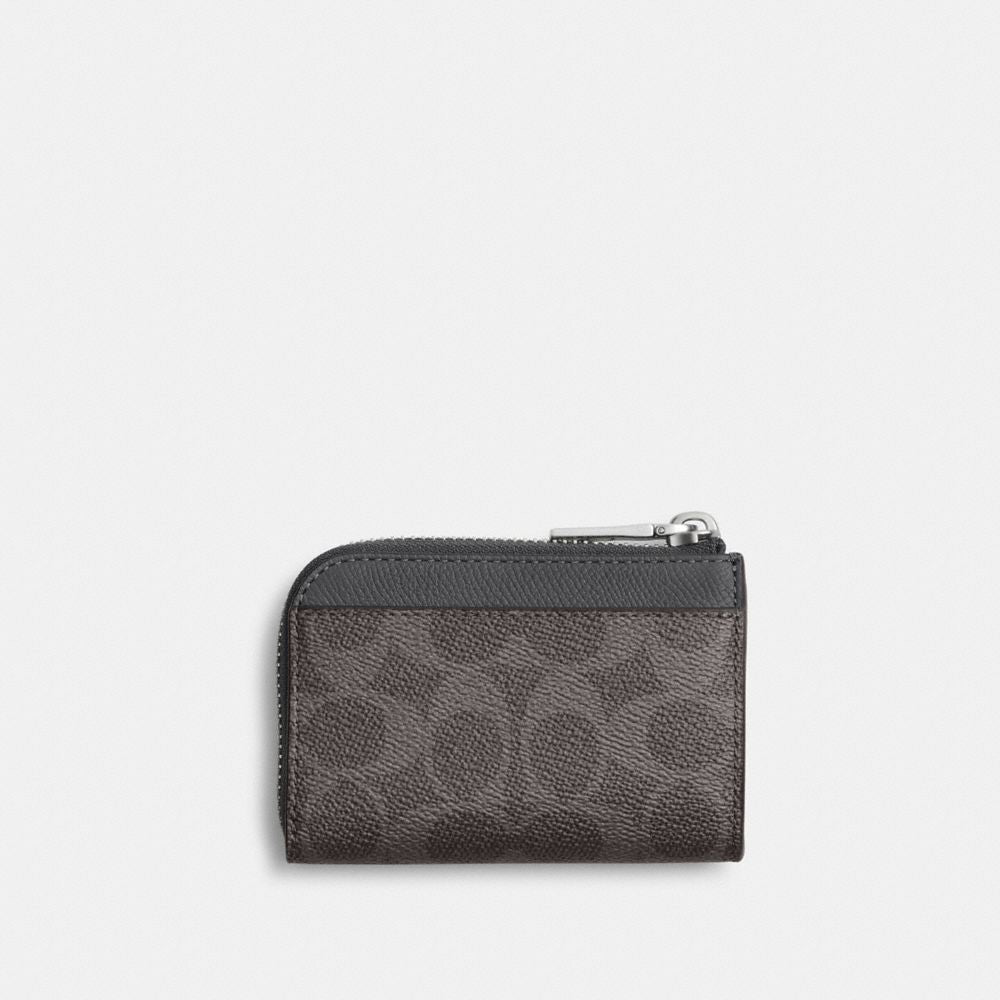 L-Zip Key Case In Signature Canvas