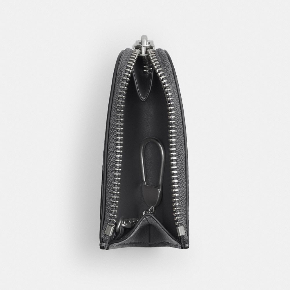 L-Zip Key Case In Signature Canvas