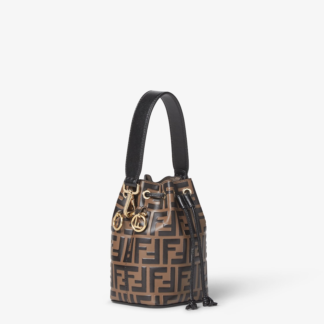 Mon Tresor Brown leather mini-bag