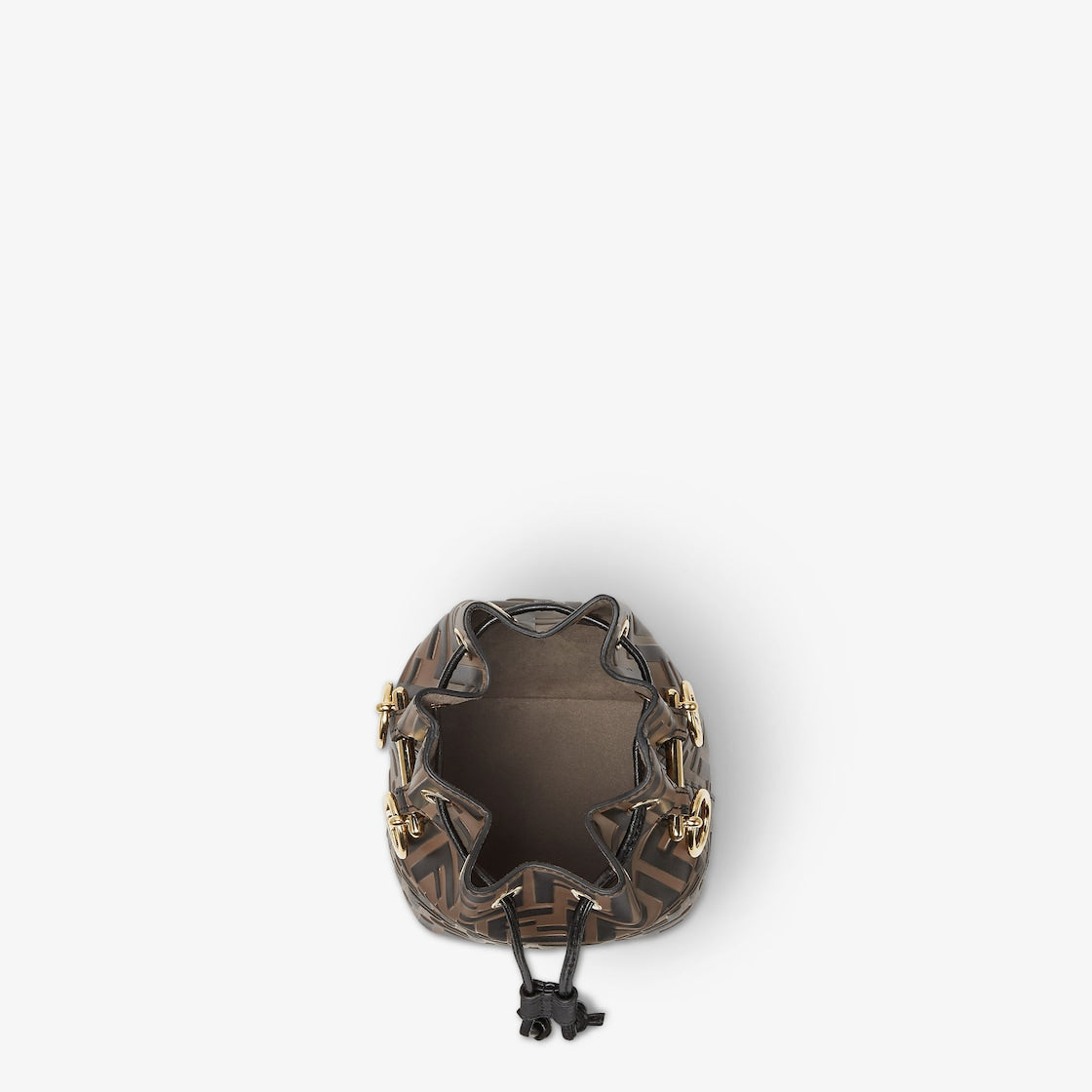 Mon Tresor Brown leather mini-bag