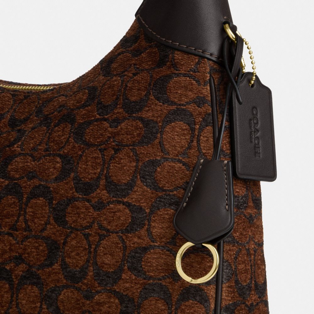 Ella Shoulder Bag In Signature Chenille