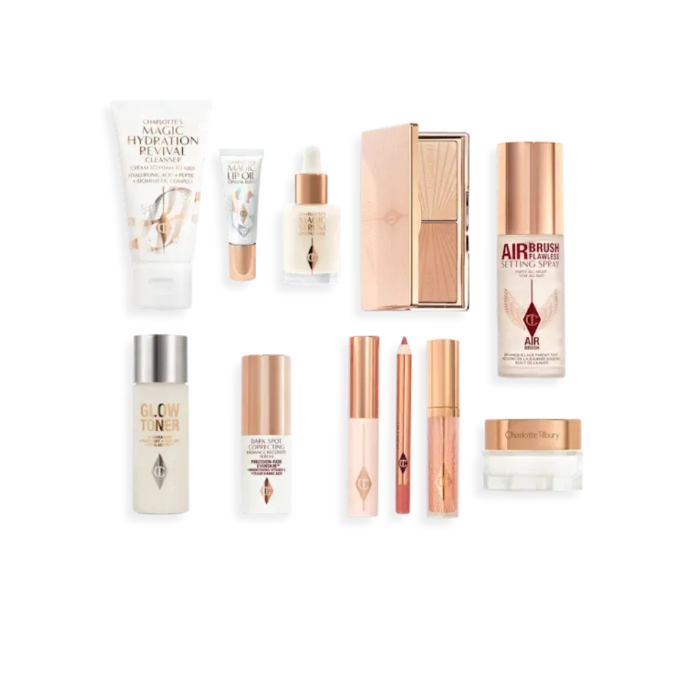Charlotte Tilbury Mini Glow + Go Travel Beauty Bag
