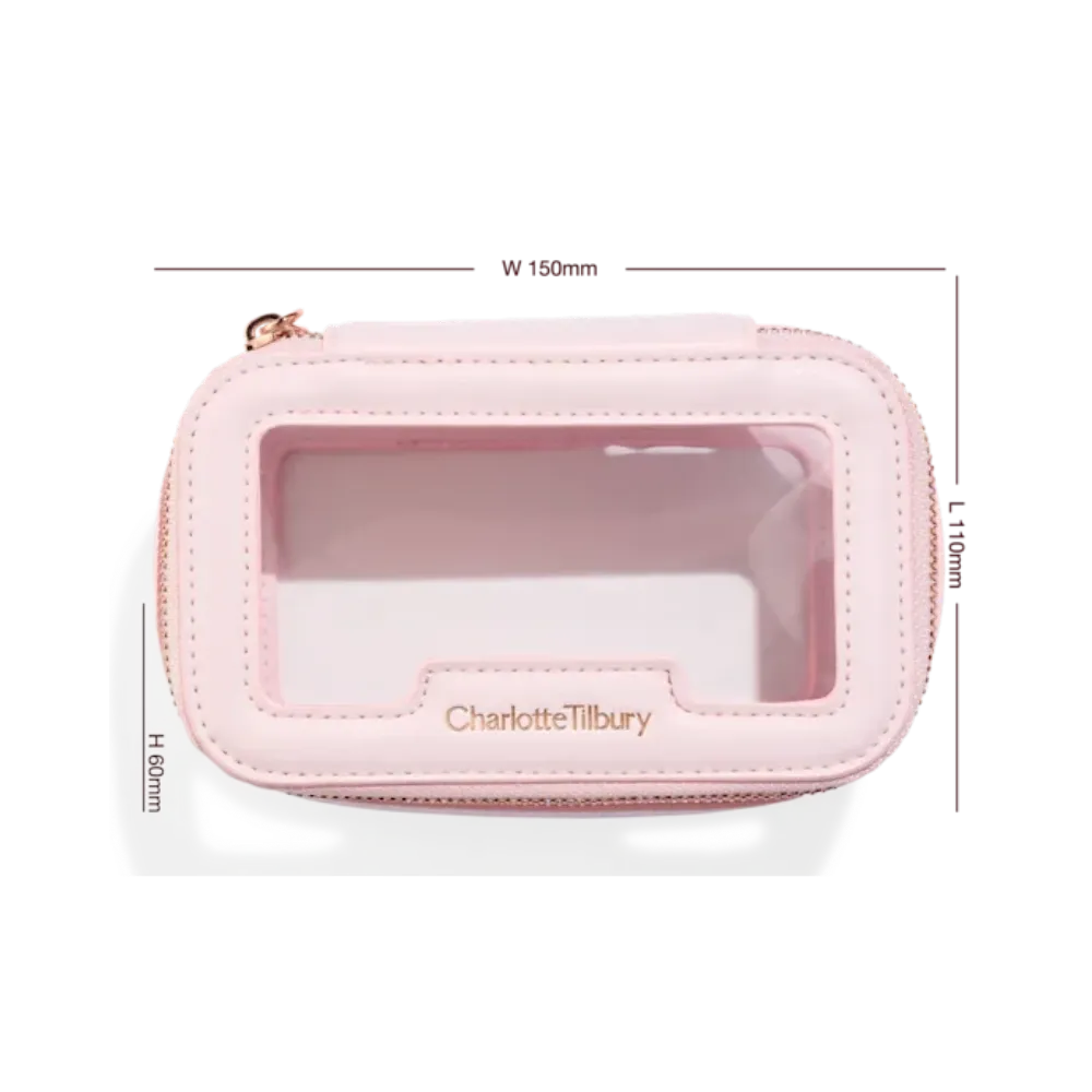 Charlotte Tilbury Mini Glow + Go Travel Beauty Bag