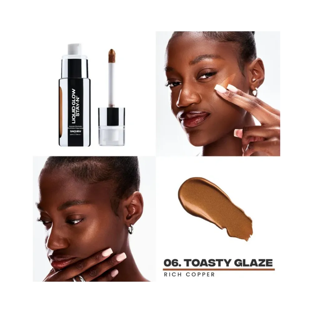 SACHEU Liquid Glow STAY-N All-Day Illuminator - Toasty Glaze