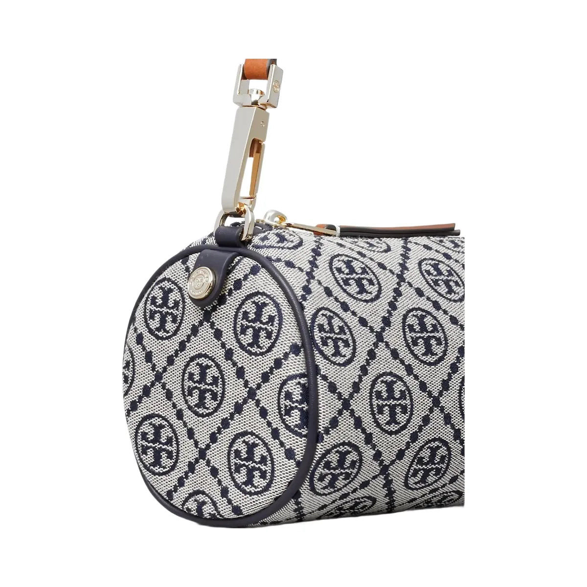 Tory Burch T Monogram Cylinder Bag Tory Navy