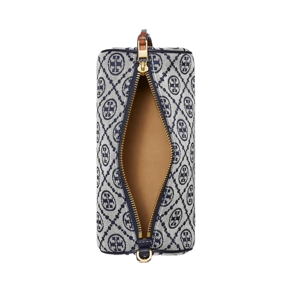 Tory Burch T Monogram Cylinder Bag Tory Navy