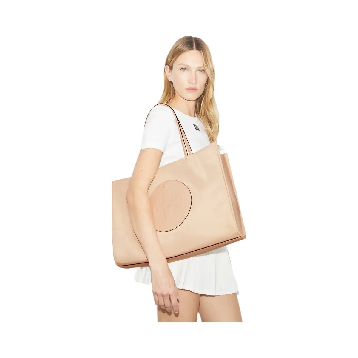 Tory Burch Ella Tote Rose Silk